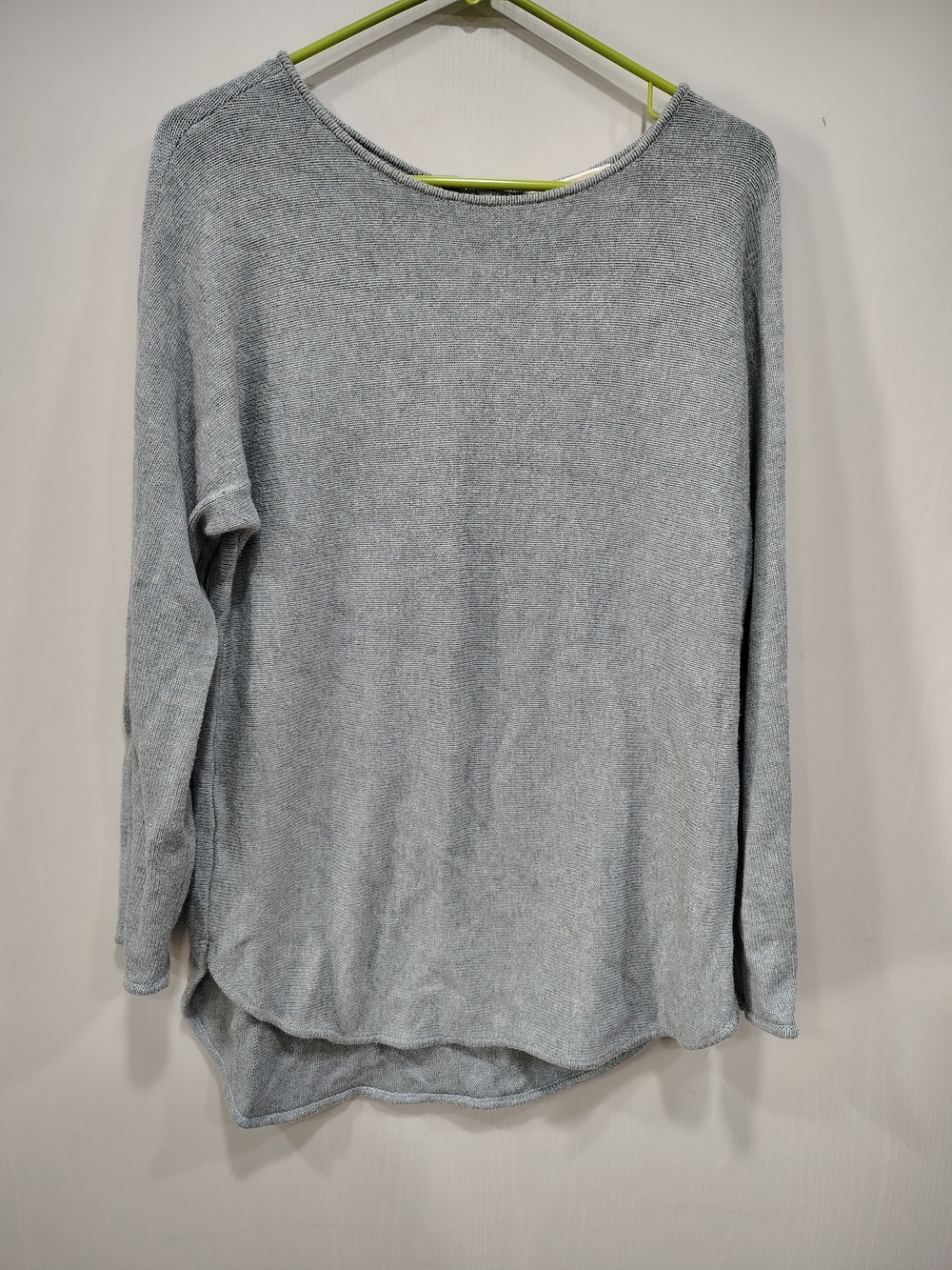 Michael Kors Light Gray Long Sleeve Knit Top